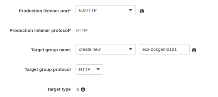 Running a node application on ECS over ALB