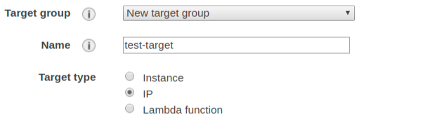 Running a node application on ECS over ALB